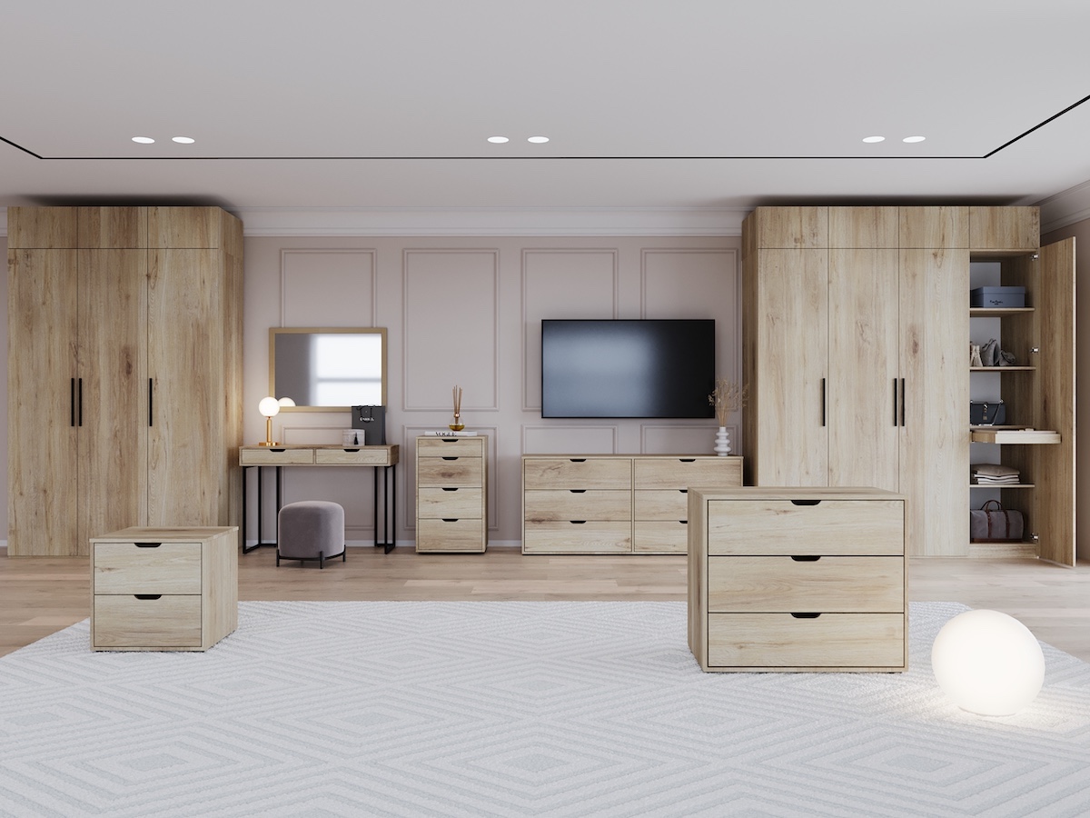 Комод Даллас ,дуб кастелло  